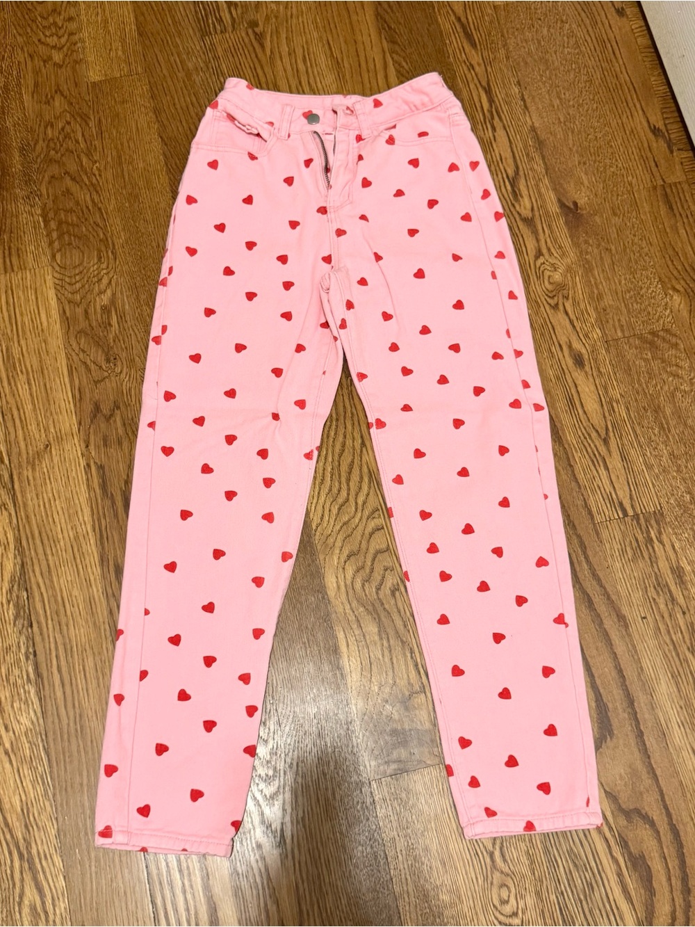 Pink Heart Jeans